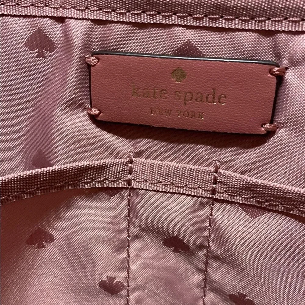 Kate Spade Chelsea color Pomegranate Laptop Bag with Structured Nylon Design